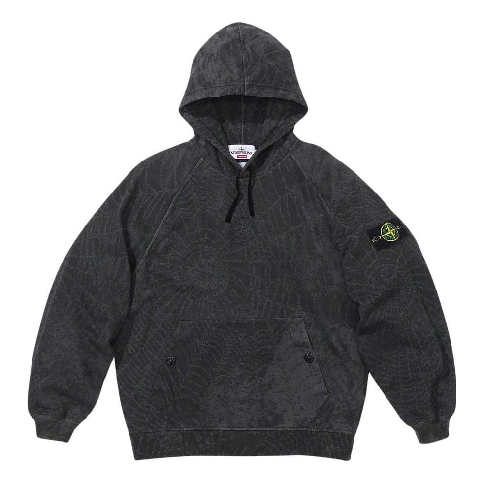 Supreme x STONE ISLAND FW23 Week10 Hoodie 'Black' SUP-FW23-169