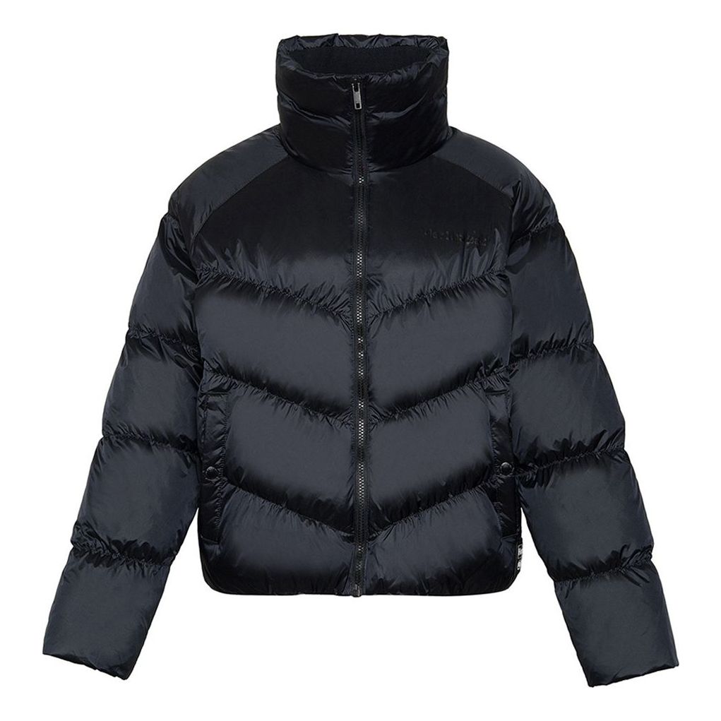 (WMNS) Li-Ning BadFive Short Puffer Jacket 'Black' AYMR090-4