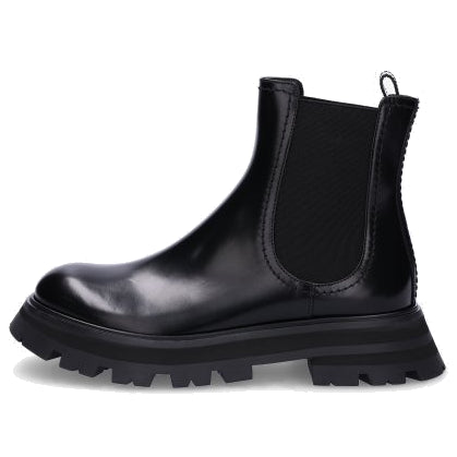 (WMNS) Alexander McQueen Wander Chelsea Boot 'Black' 757487WIDU11000