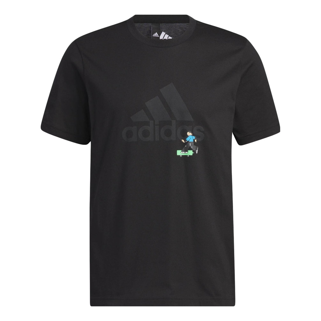 adidas Graphic Logo T-Shirts 'Black' IA8155