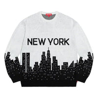 Supreme New York Sweater 'Black White' SUP-SS20-048