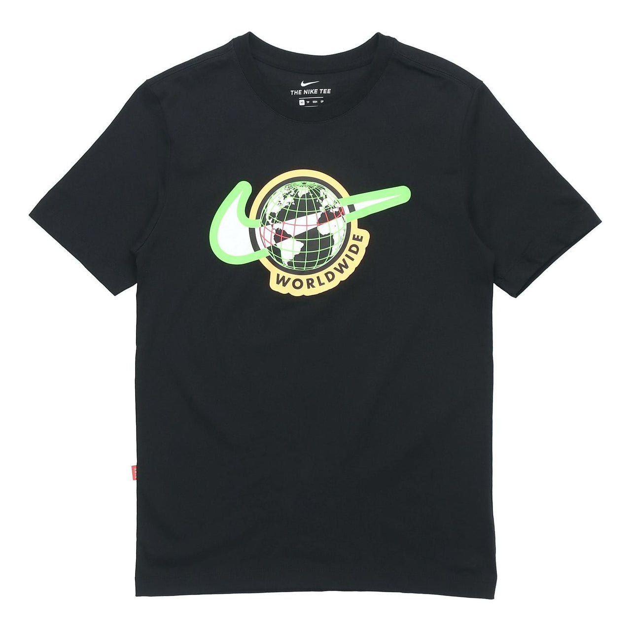 Nike SPORTSWEAR worldwide Sports Printing Short Sleeve Black CW0387-010