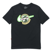 Nike SPORTSWEAR worldwide Sports Printing Short Sleeve Black CW0387-010