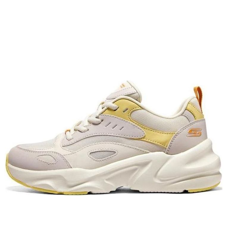 (WMNS) Skechers Bobs Bamina 2 'Beige Yellow' 117363-NTMT