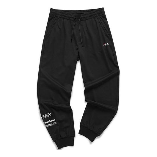 FILA Basketball Ankle Banded Sports Pant Male Black T11M123604F-BK