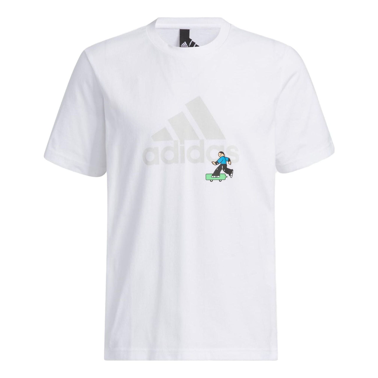 adidas Graphic Logo T-Shirts 'White' IA8156
