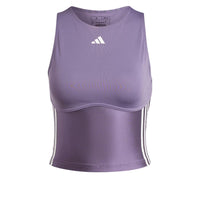 (WMNS) adidas Hyperglam Shine Crop Tank Top Asia Sizing 'Pueple' IN6822