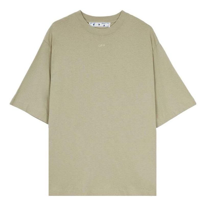 Off-White Rubber Arrows T-Shirt 'Olive Green White' OMAA119F21JER0121717