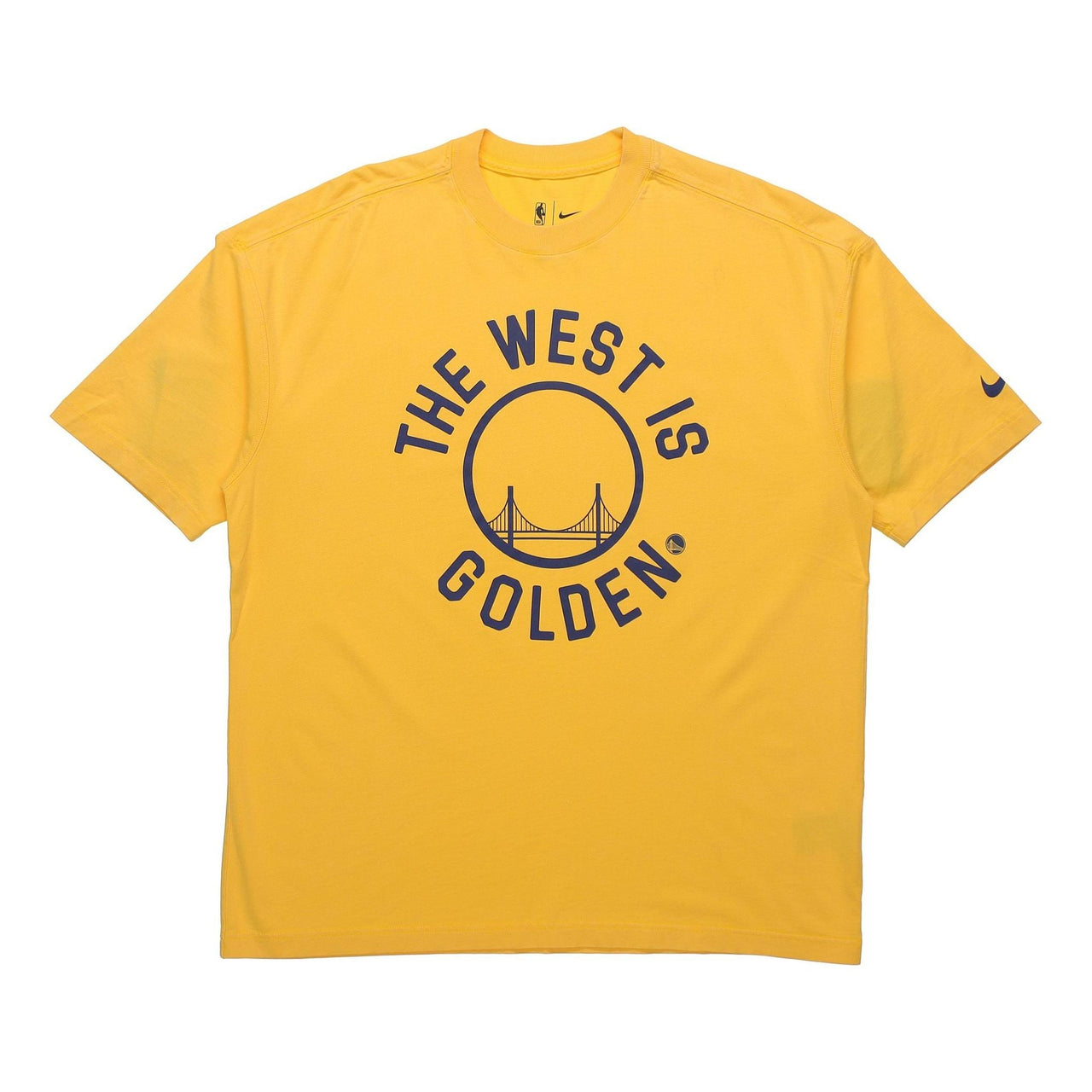 Nike Golden State Warriors NBA Short Sleeve Yellow AT2322-728