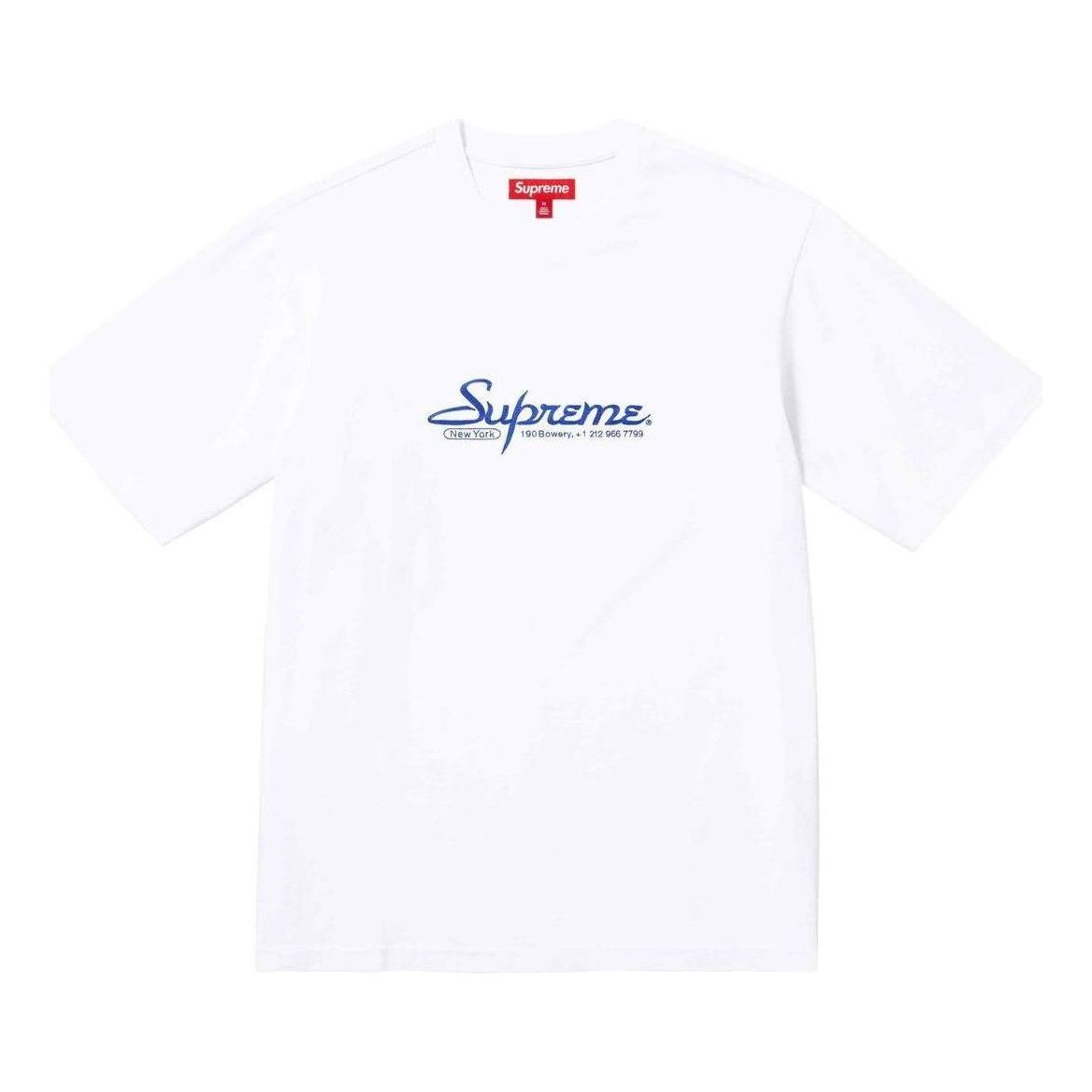 Supreme Contact S/S T-Shirt 'White Blue' SUP-SS24-169