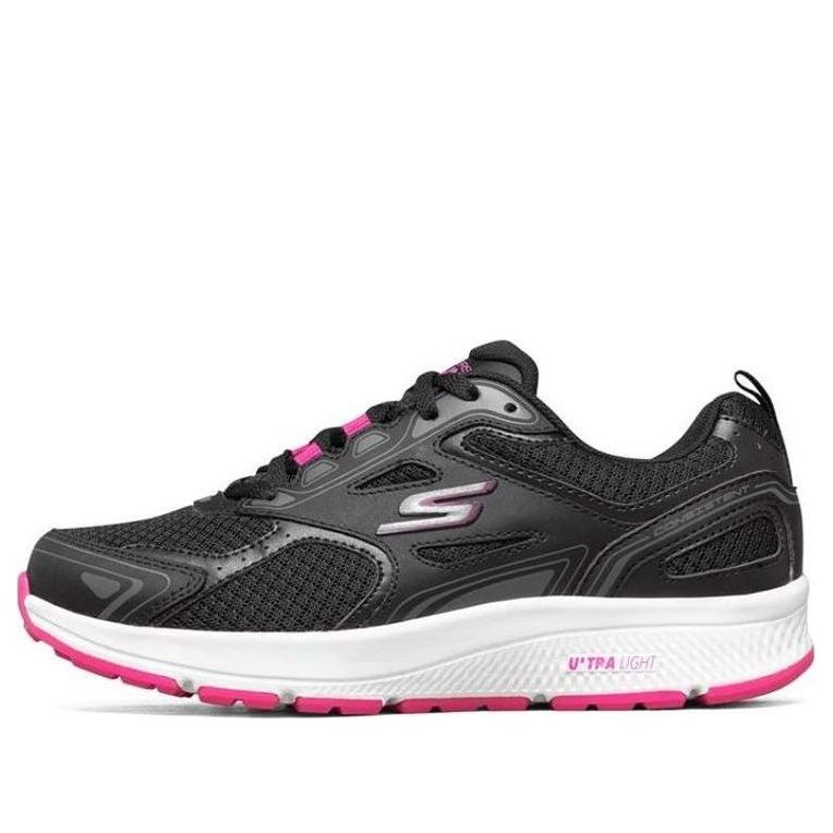 (WMNS) Skechers Go Run Consistent 'Black White Pink' 128075-BKPK