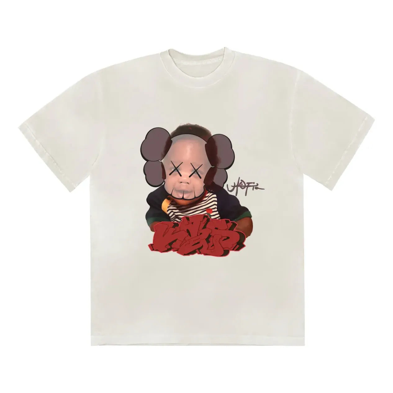 Travis Scott x KAWS Utopia I T-Shirt 'White' TSUT-SS04
