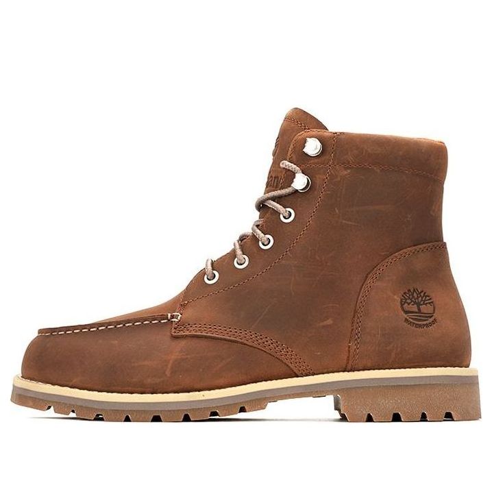 Timberland Redwood Falls Waterproof Moc-Toe Boots 'Rust Nubuck' A2EDRF13