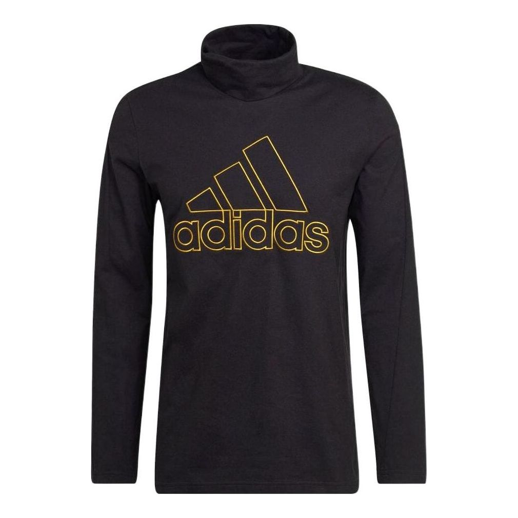 adidas Future Icons Embroidered Badge of Sport Long-Sleeve Top 'Black' HC5846