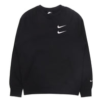 Nike Embroidered Fleece Lined Stay Warm Round Neck Pullover Black DD5079-010