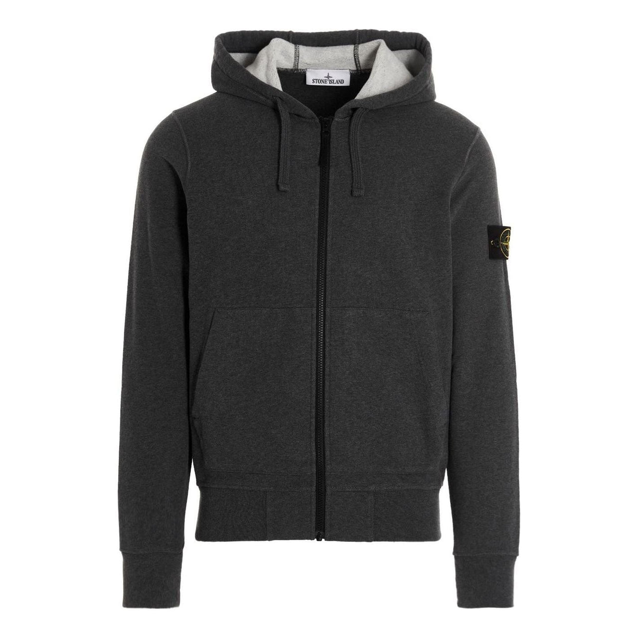 STONE ISLAND Patch Hoody Jacket 'Dark Grey' 771564220-V0M67