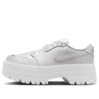 (WMNS) Air Jordan 1 Brooklyn Low 'White Metallic Silver' HF3184-100