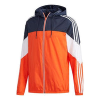 adidas neo M CS RIS WB Colorblock Athleisure Casual Sports Jacket Orange FH6631