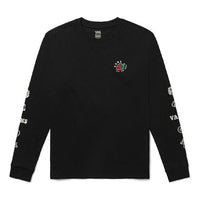 (WMNS) Vans Strawberry Printing Round Neck Pullover Long Sleeves Black VN0A5F6ABLK