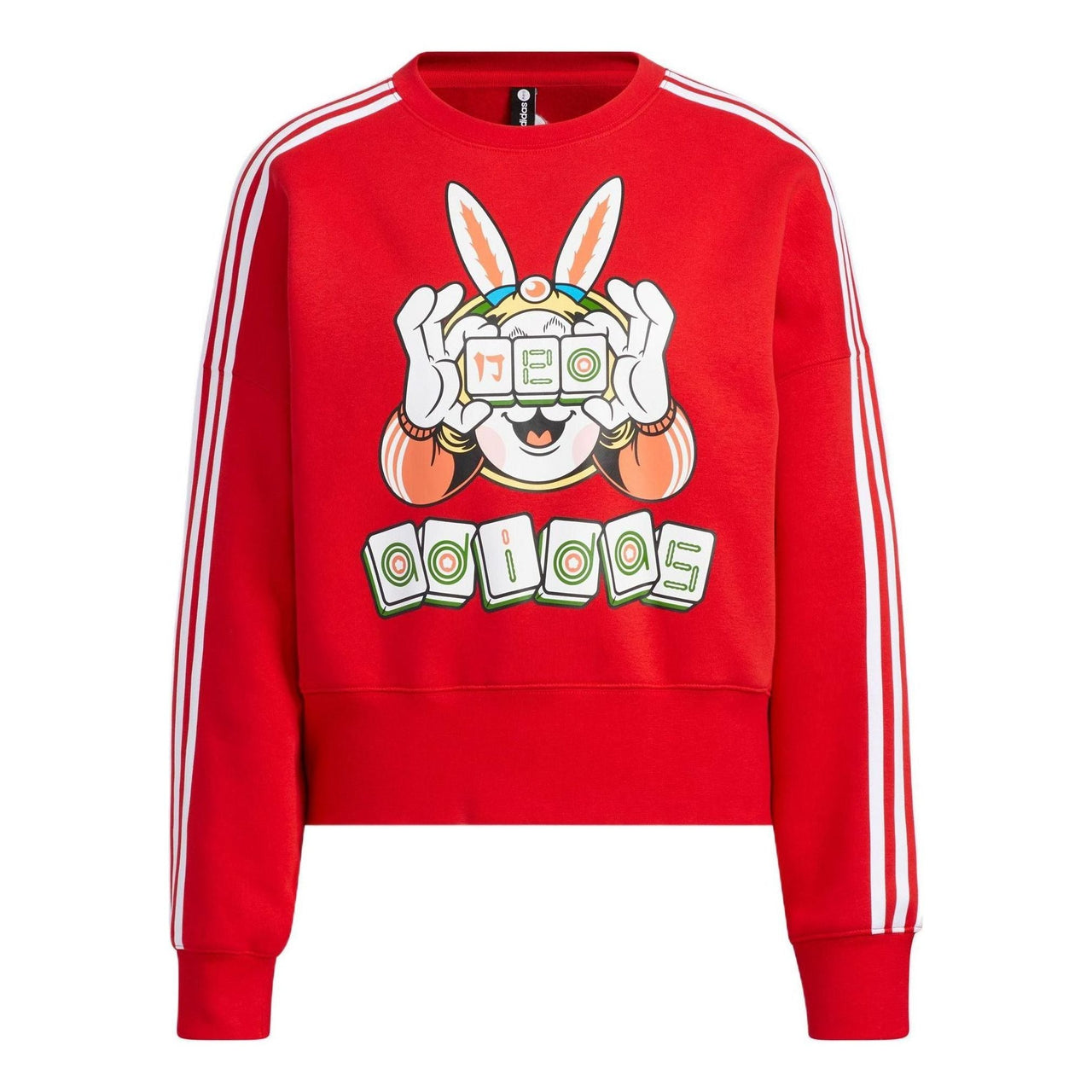 (WMNS) adidas Neo CNY Sweatshirt 'Red' IB0390