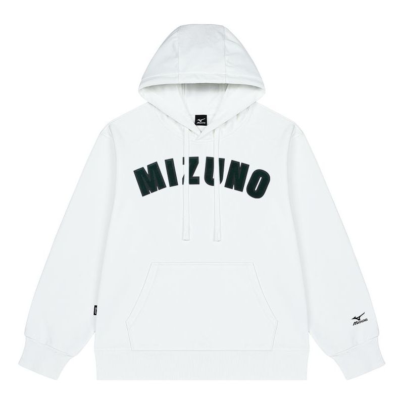 Mizuno Logo Casual Hoodie 'White' A2CA2A33