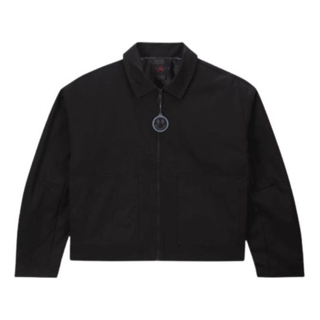 Air Jordan x J Balvin Woven Jacket 'Black' FJ6135-010