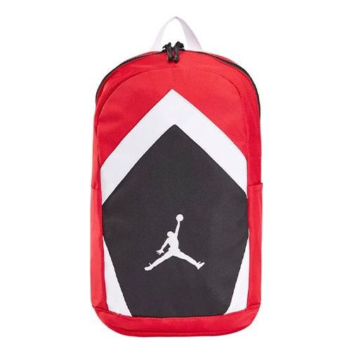 Air Jordan Colorblock Athleisure Casual Sports Backpack Kid's Red / White / Black 8A0262-002