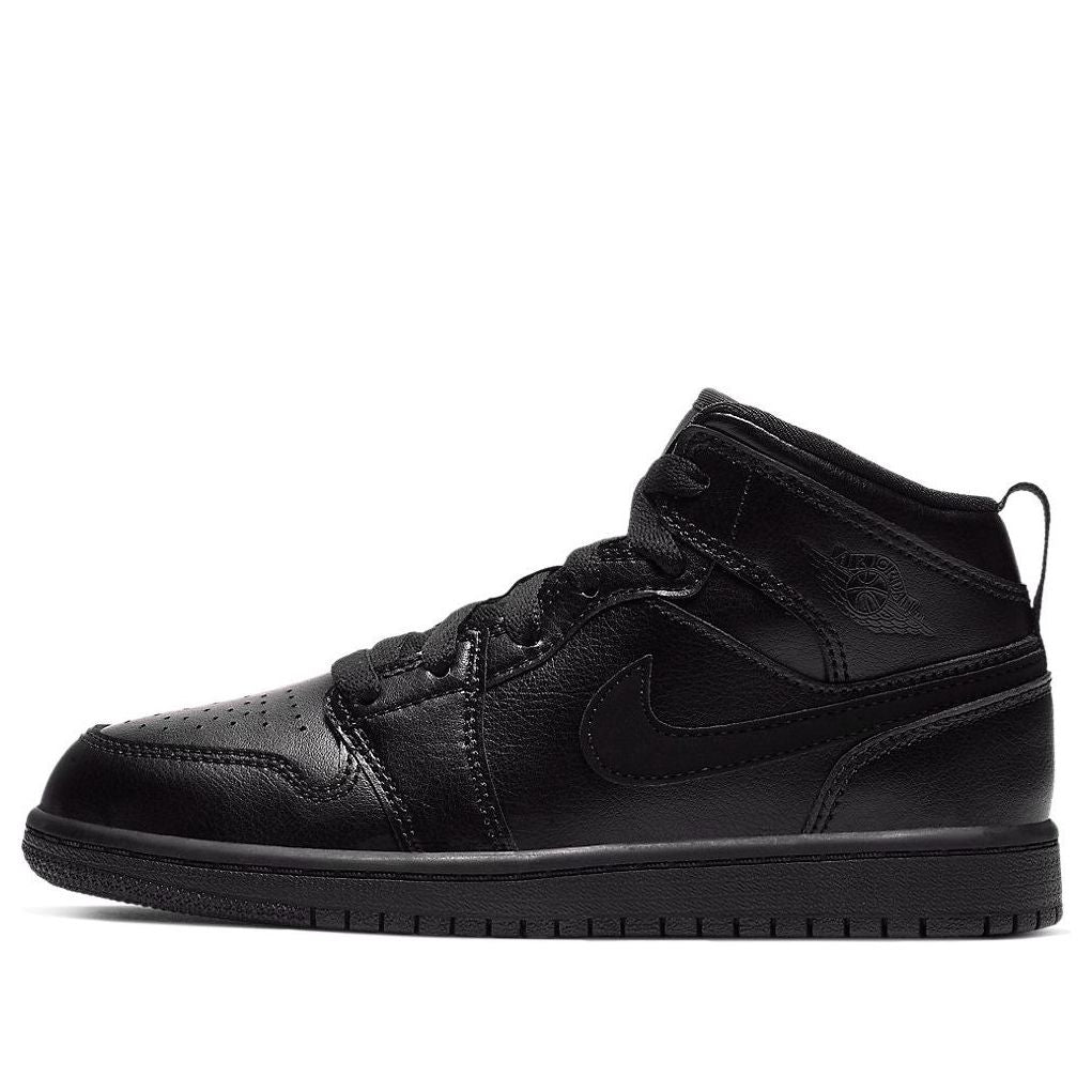 (PS) Air Jordan 1 Mid 'Black' 640734-090