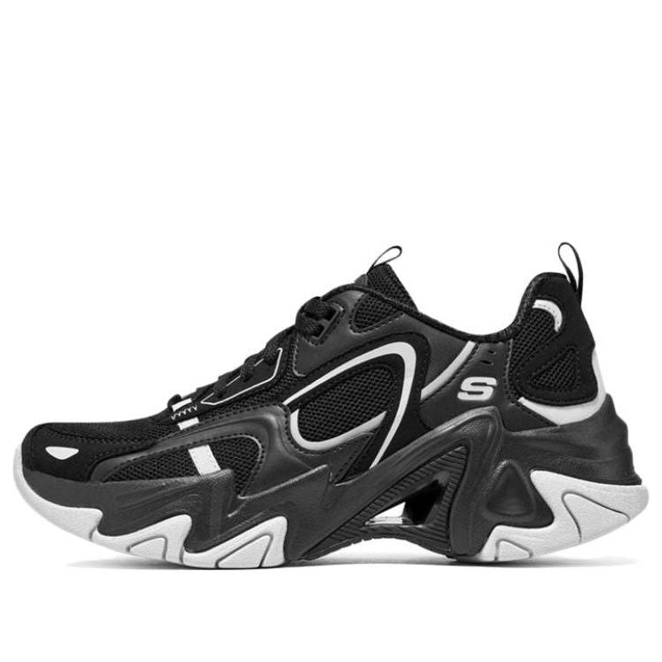 (WMNS) Skechers Stamina V3 Shoes 'Black White' 896260-BKGY