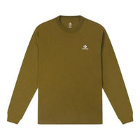 Converse Go-To Embroidered Star Chevron Standard-Fit T-Shirt 'Olive' 10023872-A10