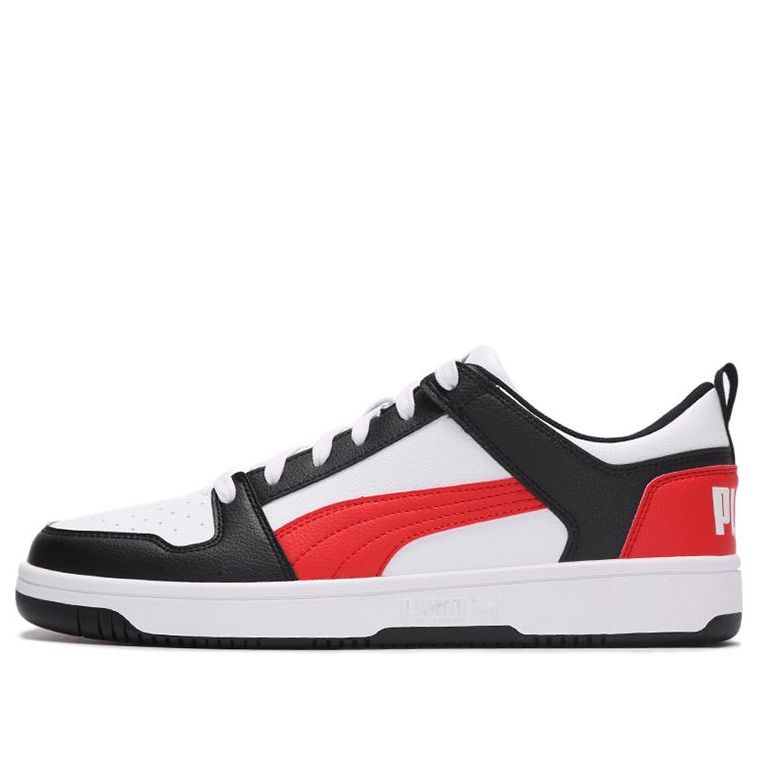 PUMA Rebound LayUp Low SL 'White Poppy Red' 369866-14