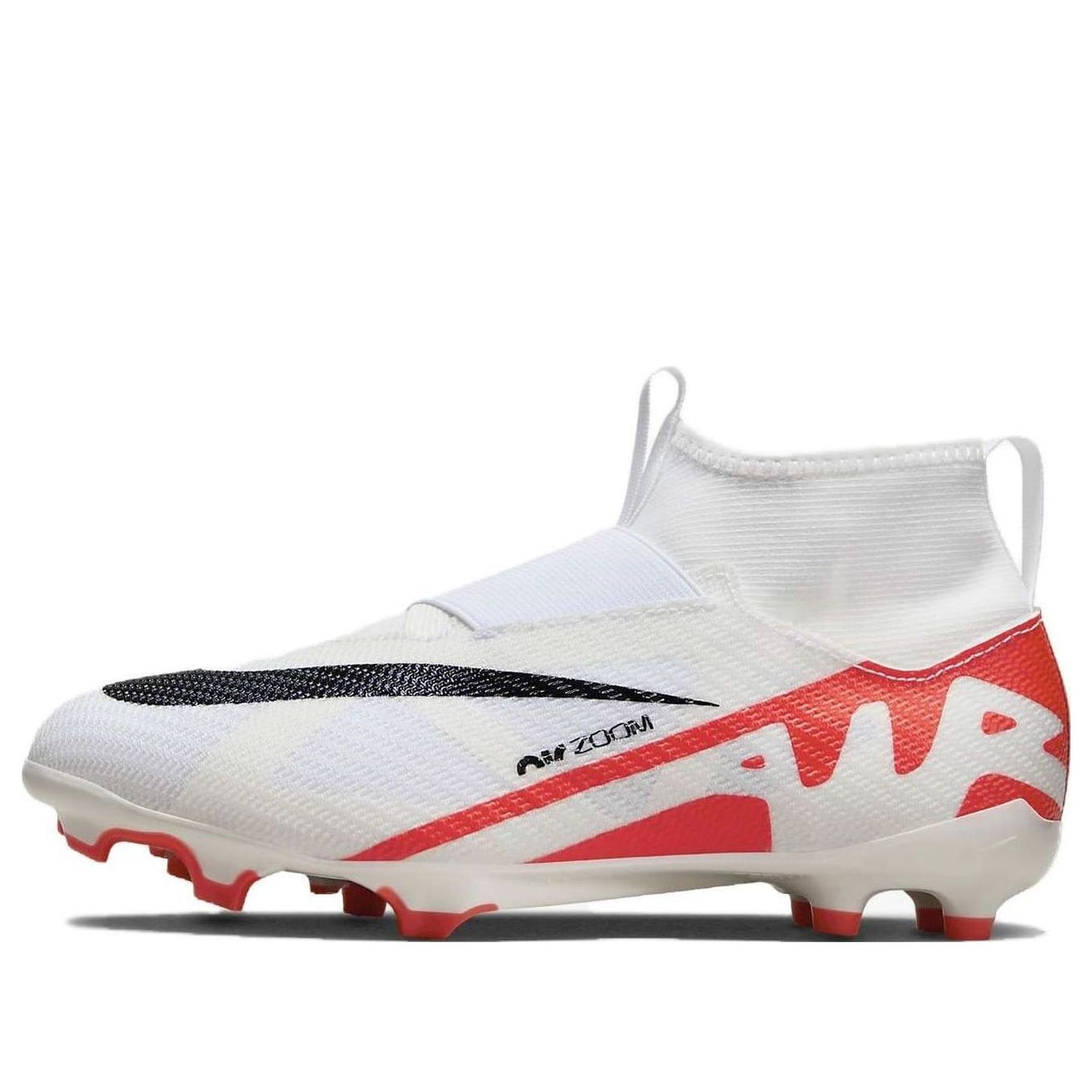 (GS) Nike Mercurial Superfly 9 Pro Firm Ground Soccer Cleats 'White Orange' DJ5606-600