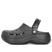 (WMNS) Crocs Baya Platform Clogs 'Black' 208186-001