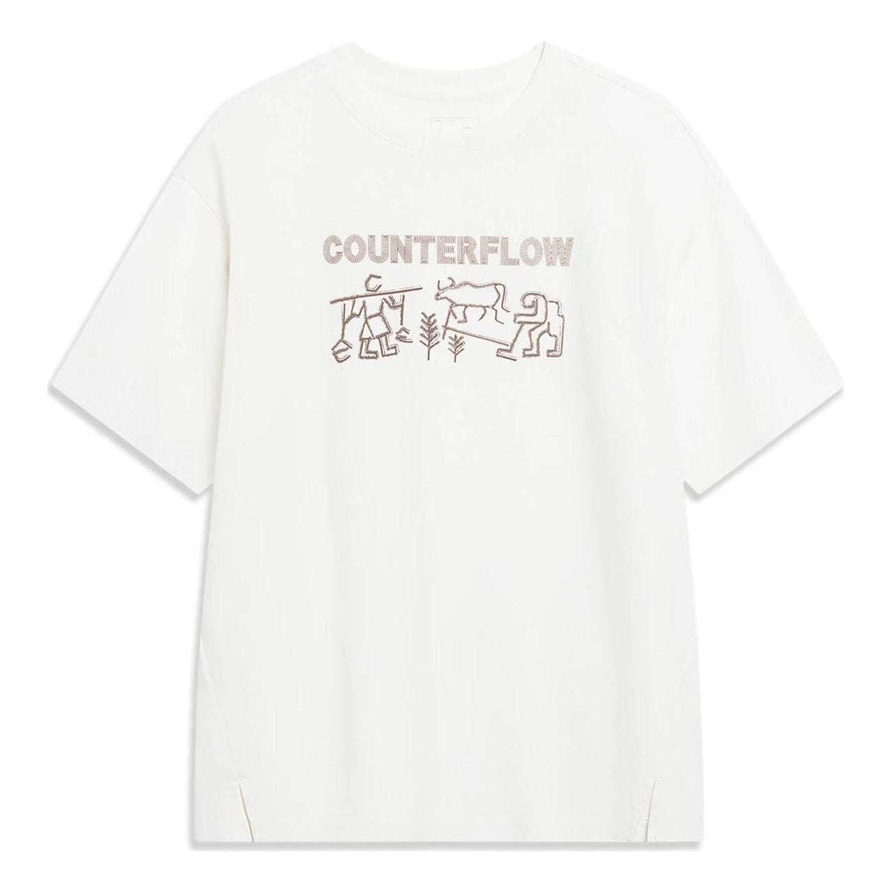 Li-Ning Counterflow Graphic T-shirt 'White' AHST605-1
