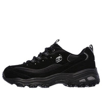 (WMNS) Skechers D lites Sports Shoes Black 11930-BBK