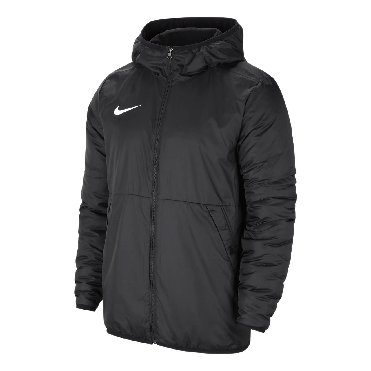 Men's Nike Solid Color Logo Casual Hooded Jacket Black CW6157-010