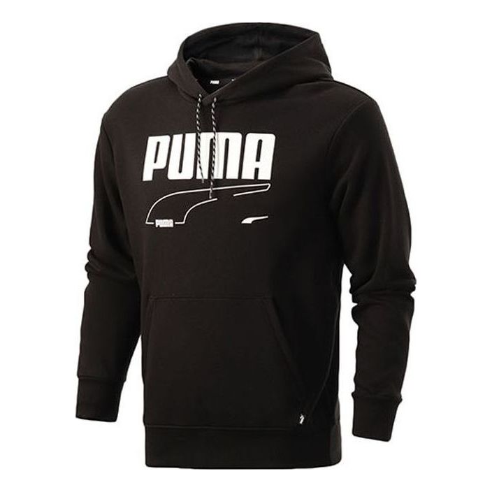 PUMA Rebel Hoodie 'Black White' 588873-01