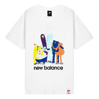 New Balance Unisex Printing Knitting Tee White MT11555-WT