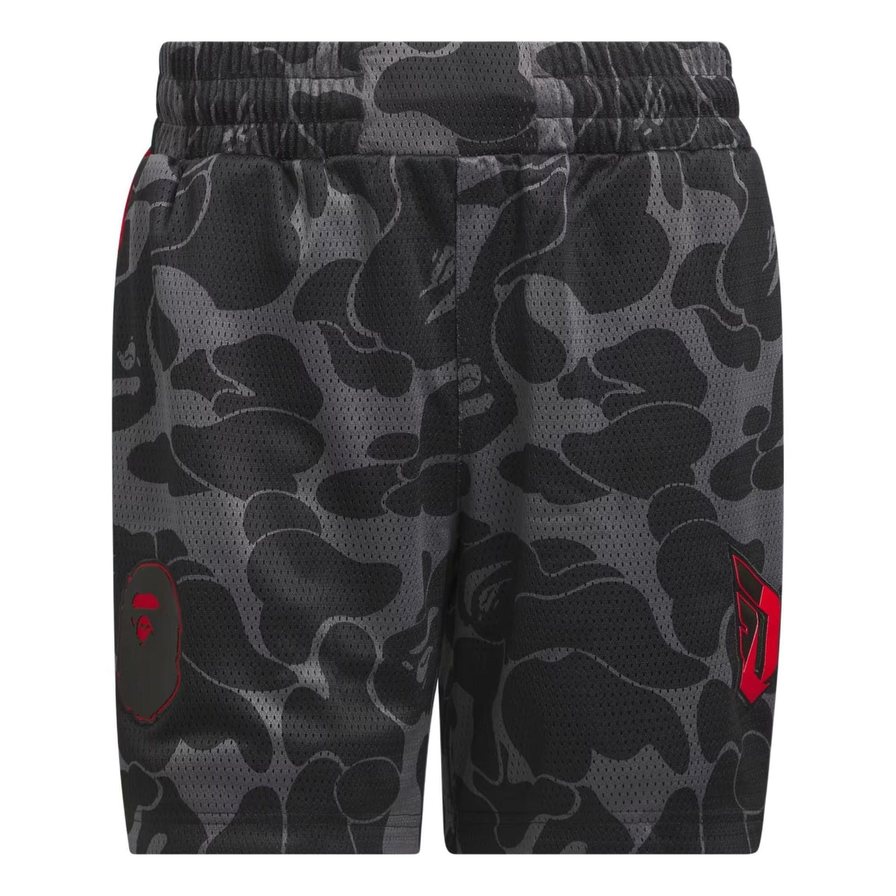 adidas x BAPE Dame 9 Basketball Shorts 'Grey' JF1153