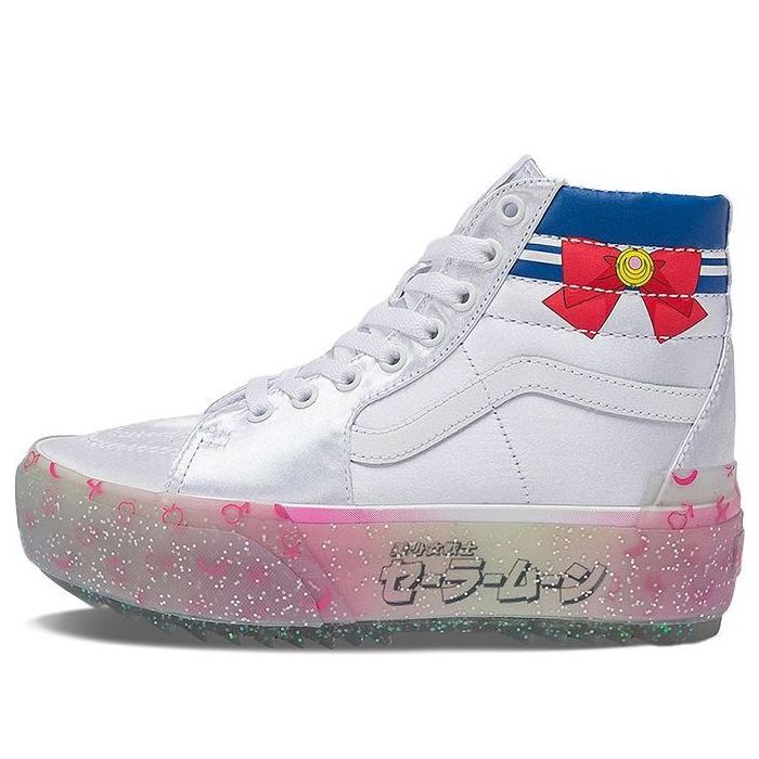 Vans Sailor Moon x SK8-HI Stacked 'Pretty Guardian - Silver' VN0A4BTWSLV