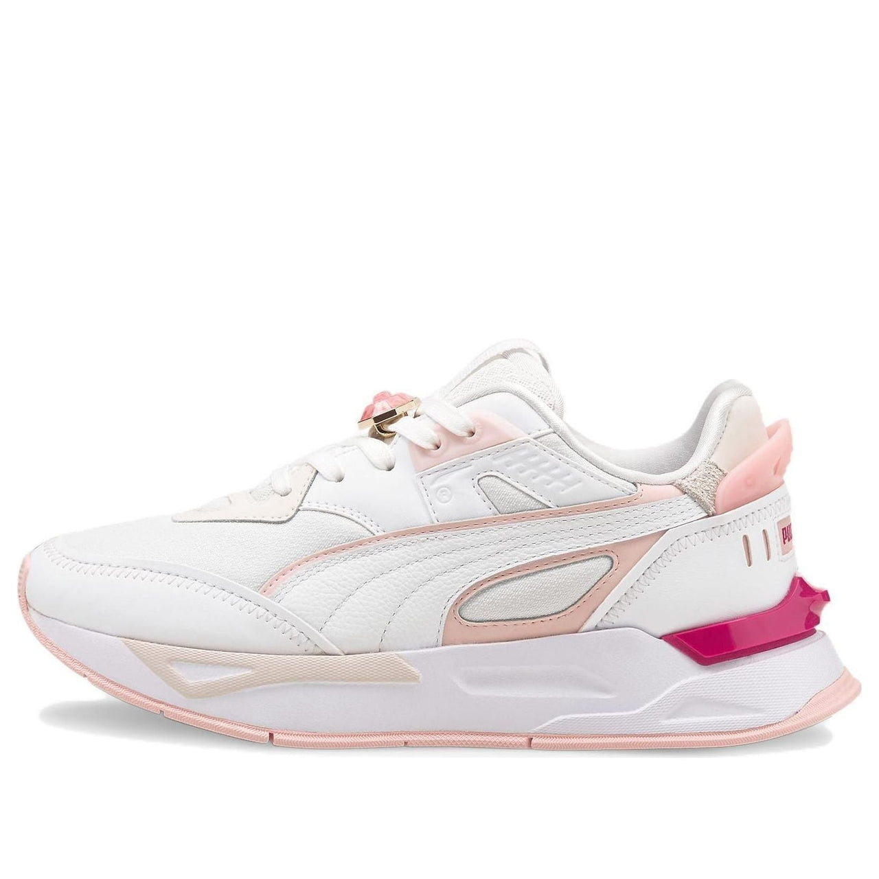 (WMNS) PUMA Mirage Sport Crystal.G 'White Pink' 383321-01