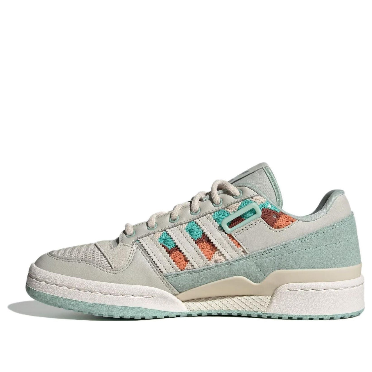 (WMNS) adidas Originals Forum Low Shoes 'Grey White Light Blue' IE0472