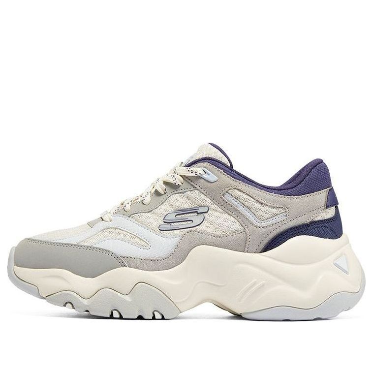 (WMNS) Skechers DLites 3.0 'Gray Navy Blue' 12958-GYNV