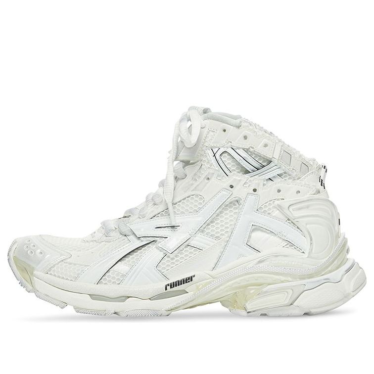Balenciaga Runner High Top Sneakers 'White' 695764W3RH19000