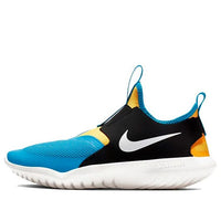 (GS) Nike Flex Runner 'Black Blue' AT4662-401