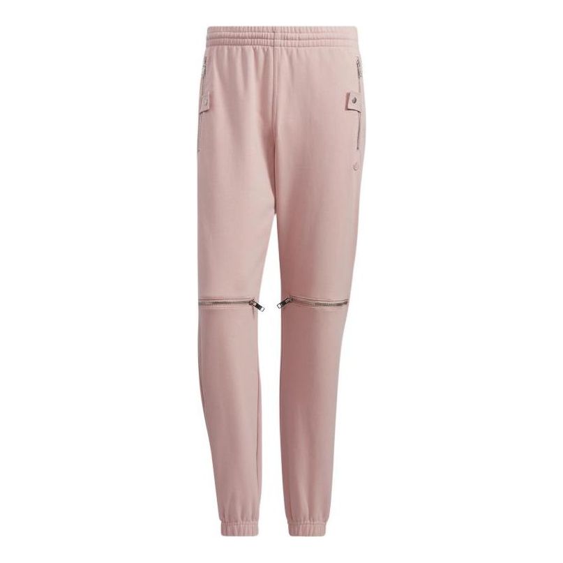 adidas originals Zip Knit Pants 'Pink' HH9432