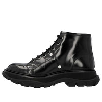 (WMNS) Alexander McQueen Tread Lace Up Boot 'Black' 595469WHQSG1081
