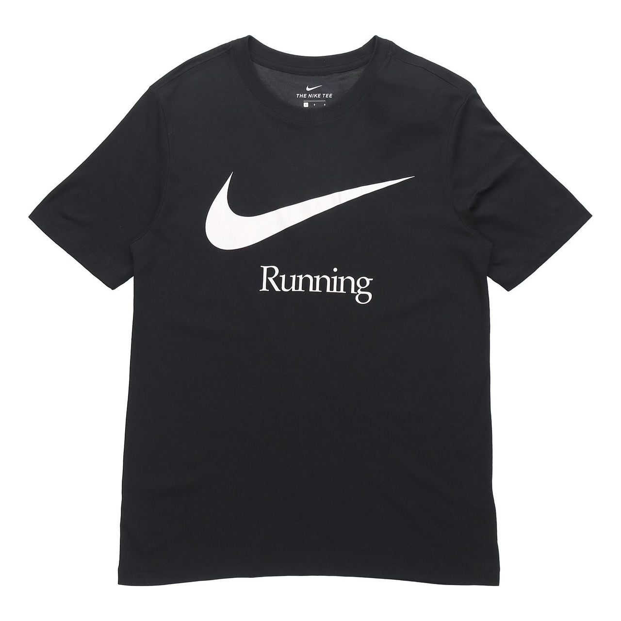 Nike Dri-FIT Logo Printing Sports Quick Dry Short Sleeve Black DB5590-010