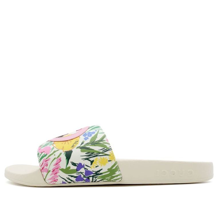 (WMNS) Gucci Ken Scott Print Slide Sandal 'White ' 645925-2L320-9261