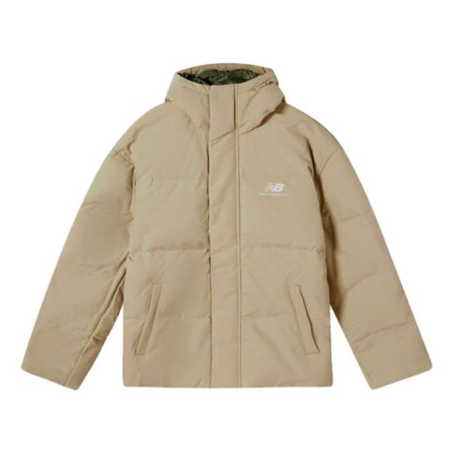 New Balance Windproof Down Jacket 'Khaki Green' AMJ04347-KH